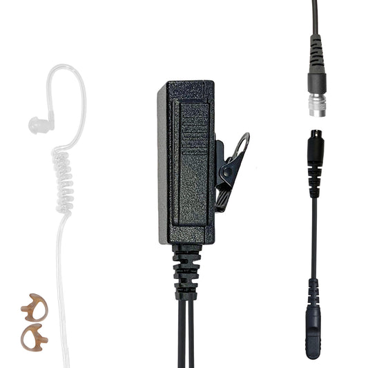 Mic & Earpiece Radio Kit - Quick Disconnect (Hirose) Motorola R5, XPR3300/XPR3300, XPR3500/XPR3500e, DP3441, DP3661, DP2400/e, DP2600/e, XiR P6600, MTP3100, DEP550 & More