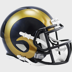 Los Angeles Rams 2000 to 2016 Riddell Mini Speed Throwback Helmet - NFL