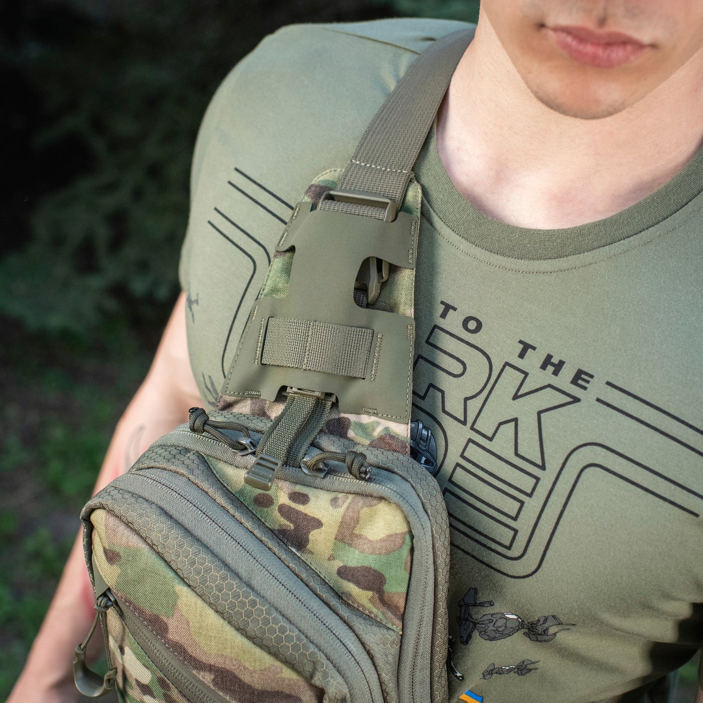 M-Tac Sling Pistol Bag with Loop Panel Elite
