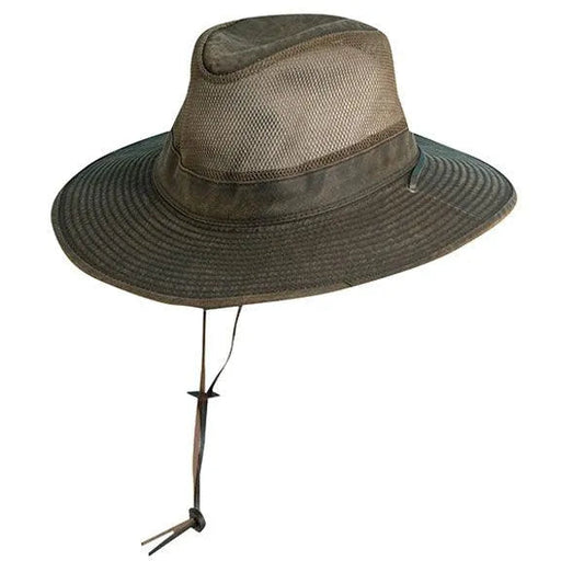 Dorfman Pacific Dickinson - Oilskin Outdoorsman Hat
