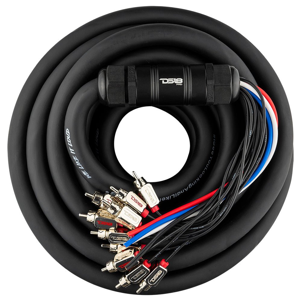 Snake, Medusa 10 Channel RCA and 4 x 12GA OFC Power Wire 50 Feet