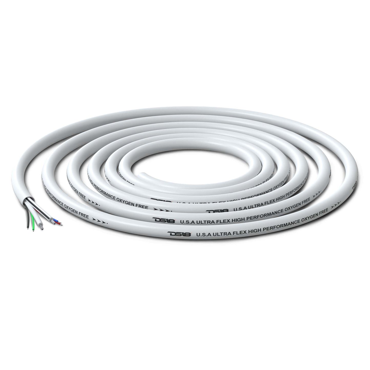 18-GA LED RGB and 16-GA Speaker Wires Marine Grade Tinned 100% Copper OFC -100 Feet