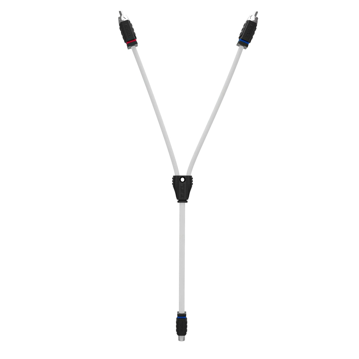 RCA Marine Grade Tinned 100% Copper OFC Y Connector 1 FEMALE to 2 MALE - WHITE