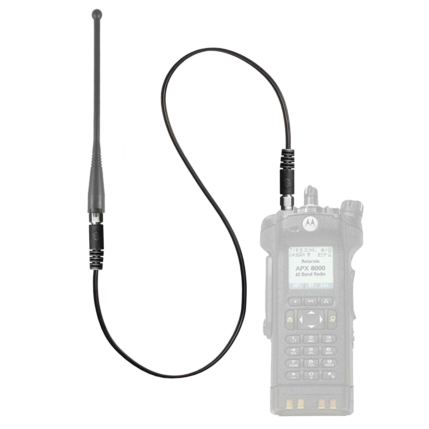 Tactical Antenna Relocation Kit(No Antenna Pouch) - Motorola Series: HT, XTS, XPR, APX(APEX), MOTOTRBO & More