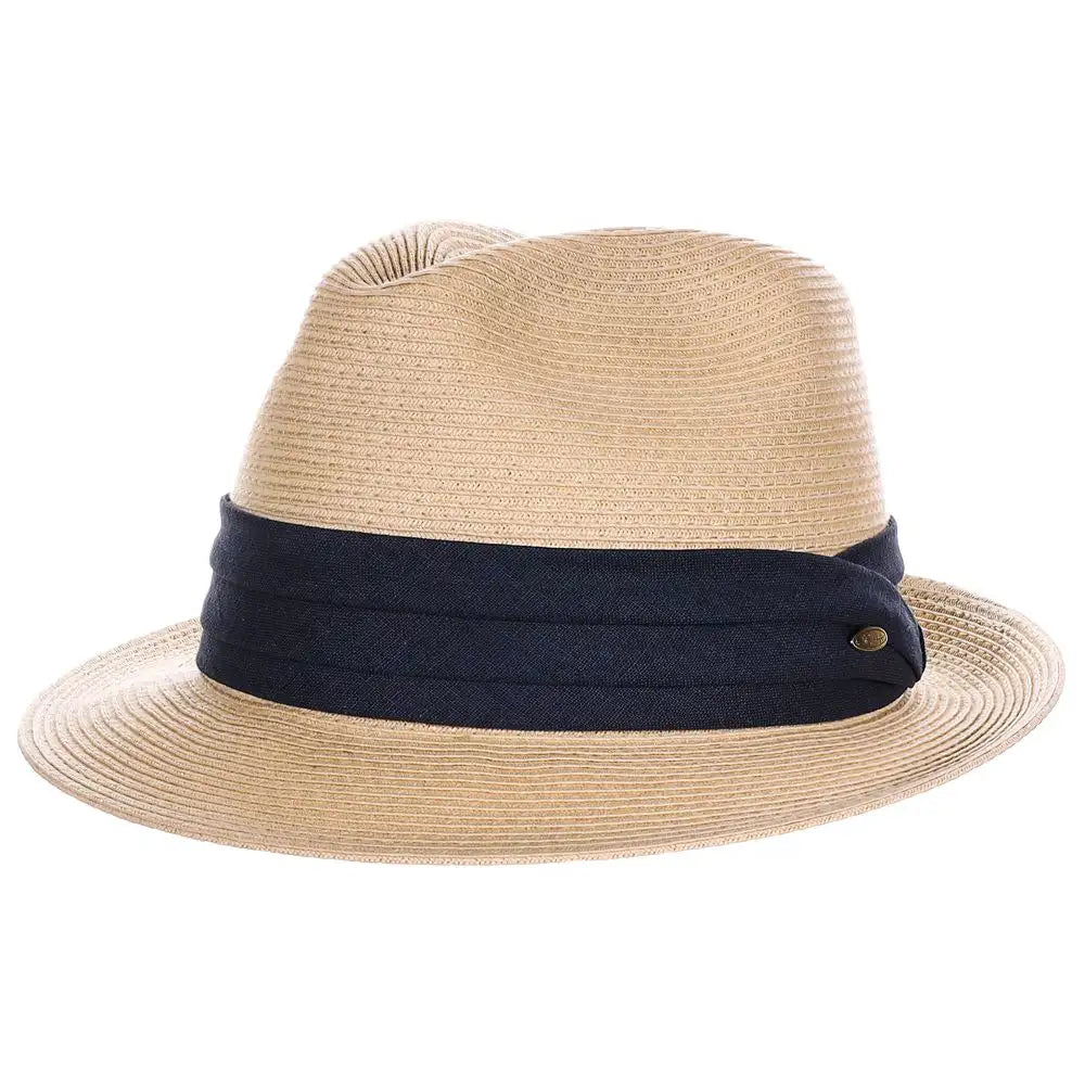 Scala Oasis - Straw Fedora Hat