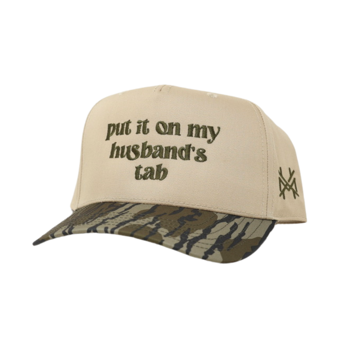 Put it on my Husband's Tab