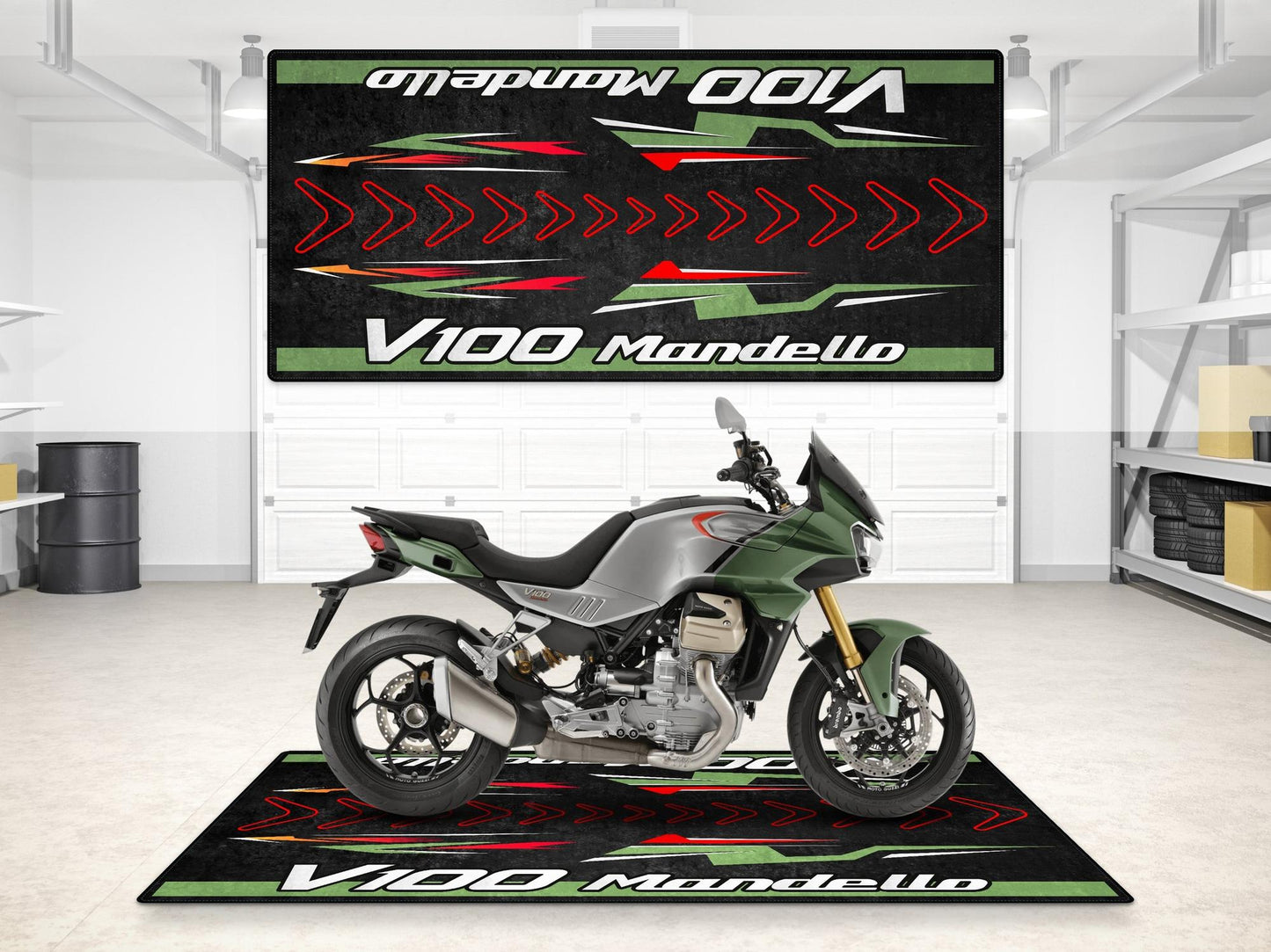 MPM Motorcycle Mat for Moto Guzzi V100 Mandello - MM7206