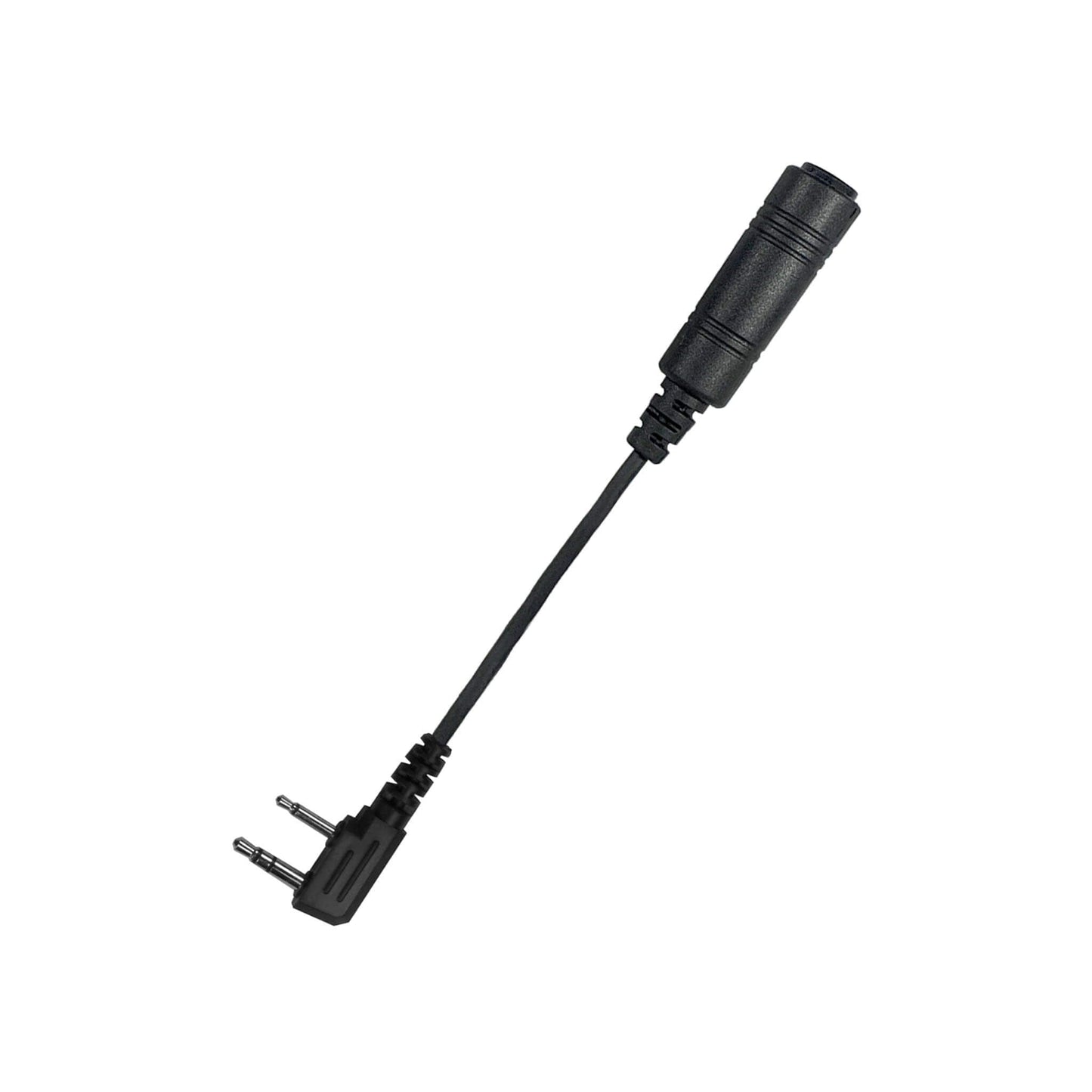 Radio Connector Cable for Tactical Headset: Amplified NATO/Military Wiring, OTTO, Helicopter - All Kenwood TK & NEXEDGE (NX) 2-Pin, Baofeng, BTECH, Rugged Radios, Diga-Talk, TYT, AnyTone, Alinco, Relm/BK Radio, Quansheng, Wouxon, Retevis
