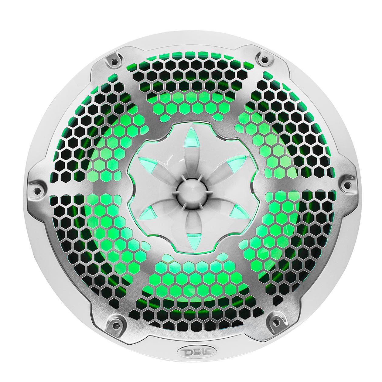 NXL 10" 2-Way Coaxial Marine Speaker with RGB LED Lights 200 Watts Rms 4-Ohm