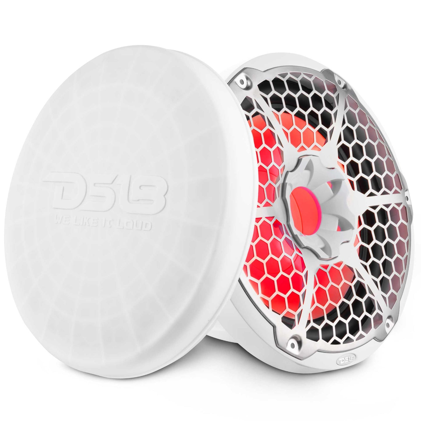 NXL 12" Marine Subwoofer With LED RGB Lights 350 Watts Rms SVC 4-Ohm -White