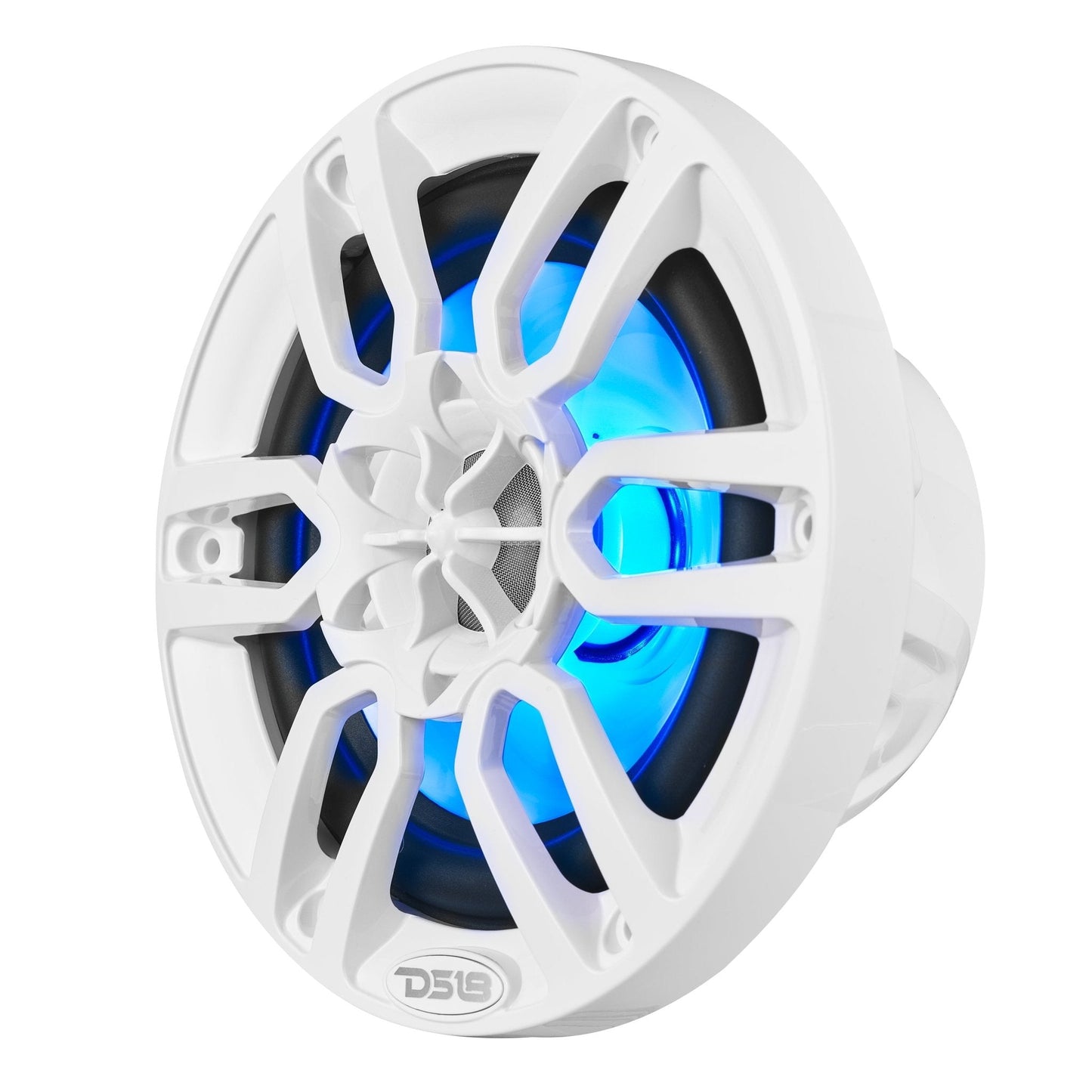 NXL 6.5" 2-Way Coaxial Marine Speaker with LED RGB Lights | 100W RMS 4-Ohm