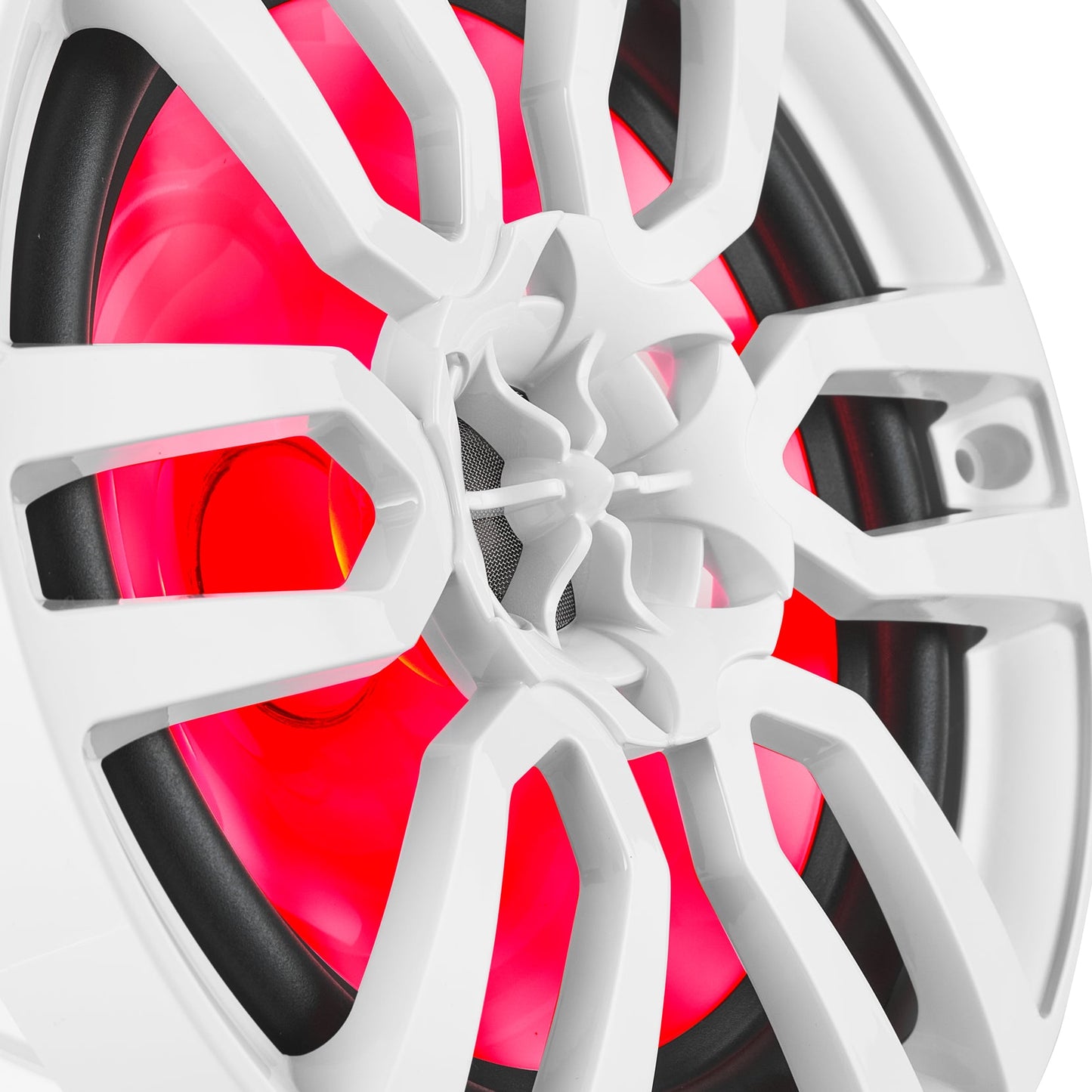 NXL 8" 2-Way Coaxial Marine Speaker with LED RGB Lights | 125W RMS 4-Ohm