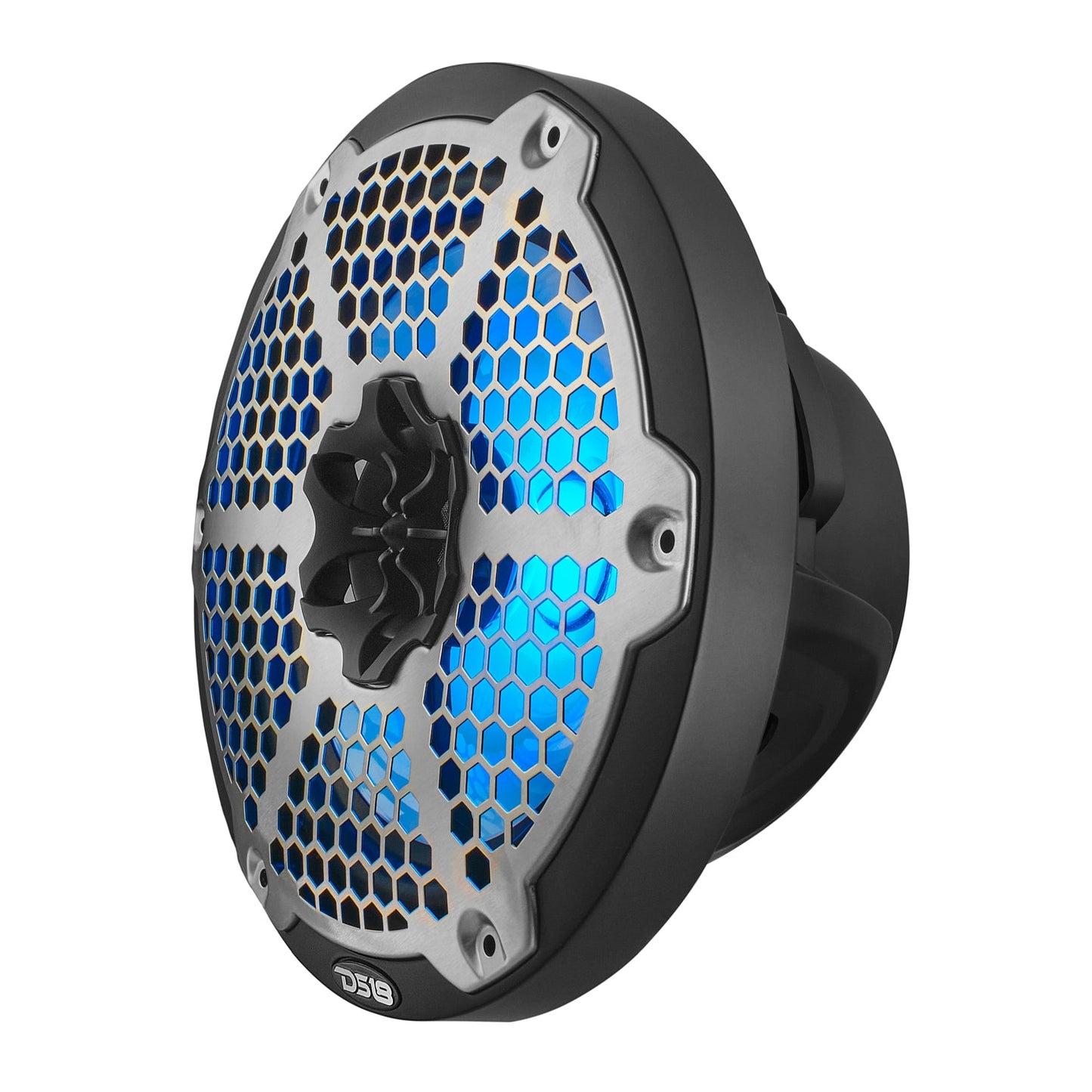 NXL 8" 2-Way Coaxial Marine Speaker With LED RGB Lights 125 Watts Rms 4-Ohm