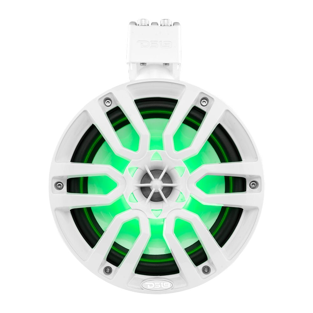 NXL 8" Marine and Powersports Towers LED RGB Lights 125 Watts Rms - White
