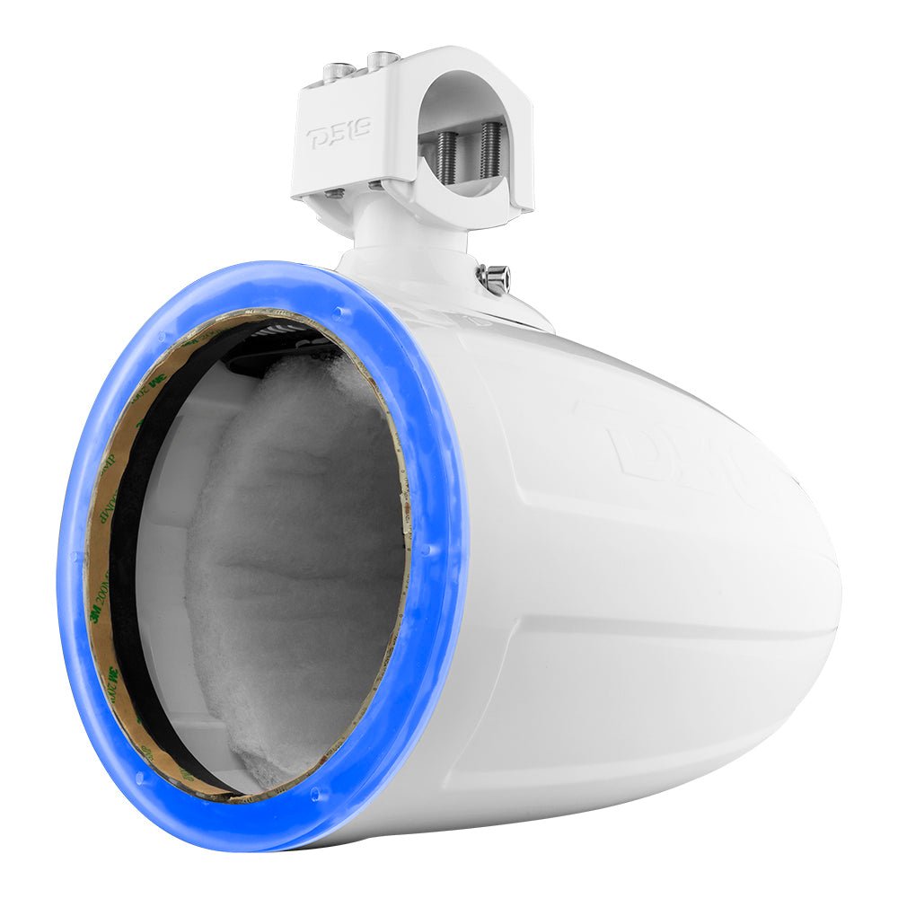 NXL 8" Marine and Powersports Empty Tower LED RGB Lights - White