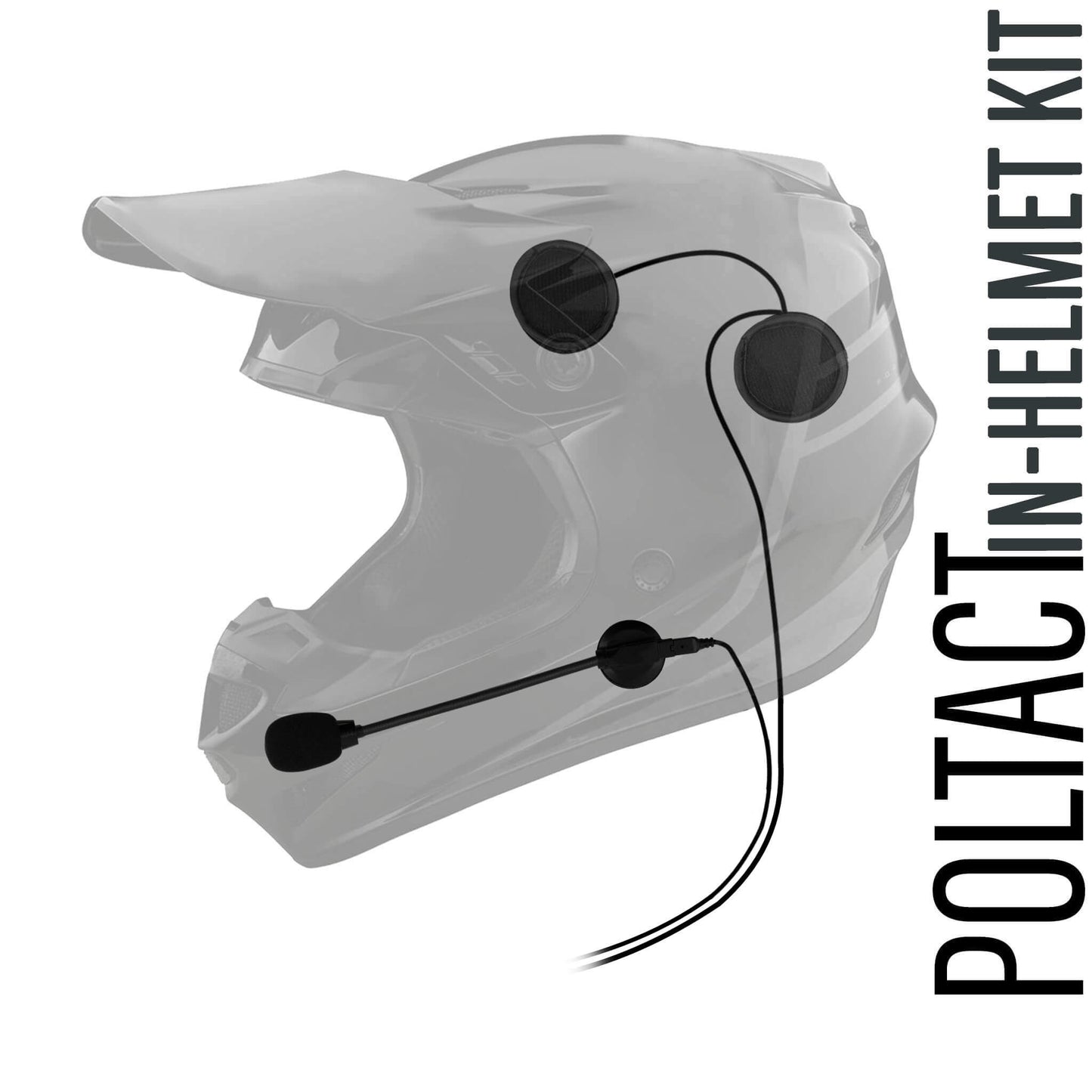 In Helmet & Push To Talk Kit - Quick Disconnect (Hirose): Motorola: APX (Apex) Series, XPR Series, SRX2200, & More