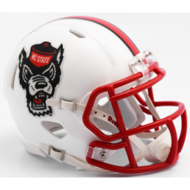 North Carolina State Wolfpack NCAA Mini Speed Football Helmet Tuffy - NCAA