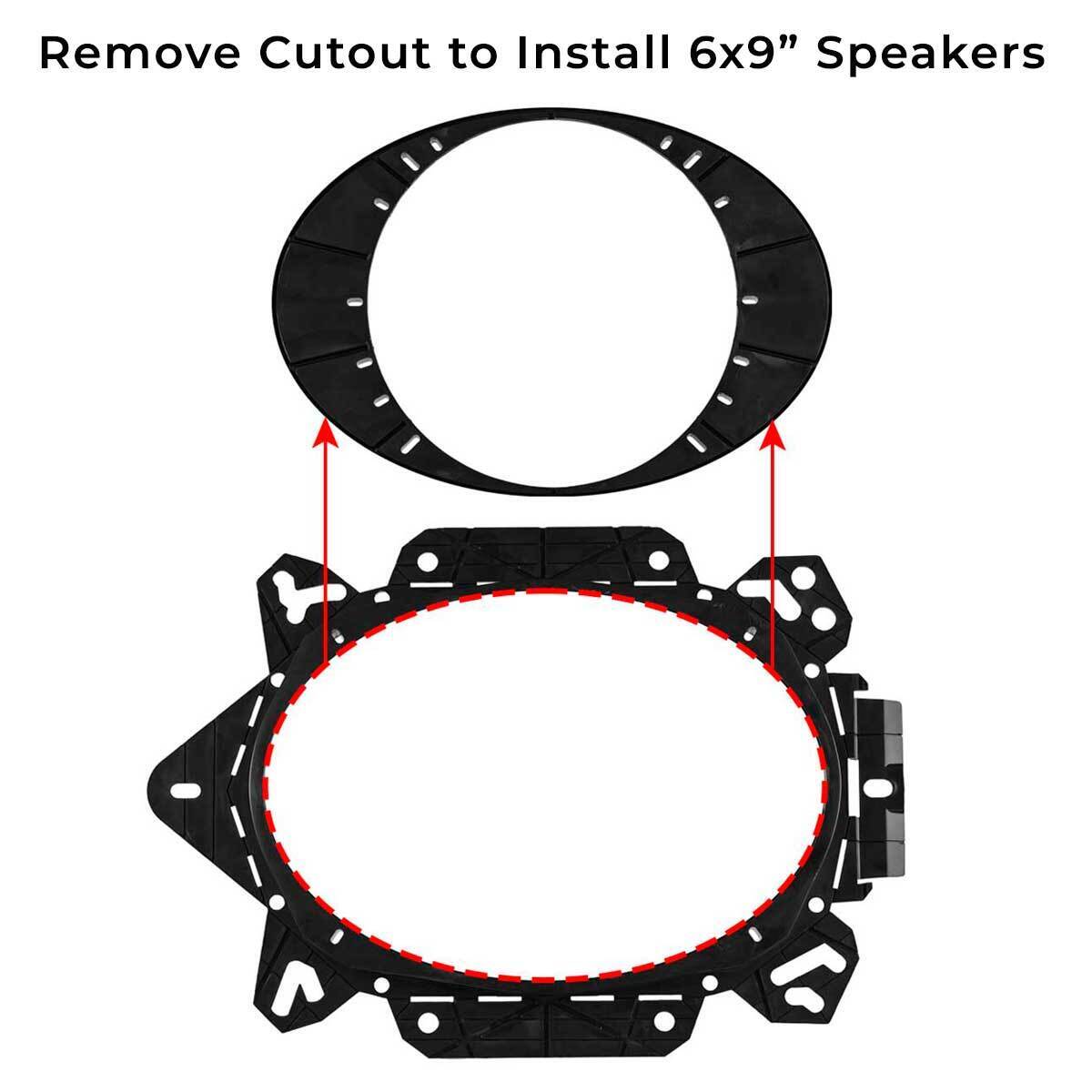 Universal OEM Speaker Adapter for 6x9” or 6.5" Speakers