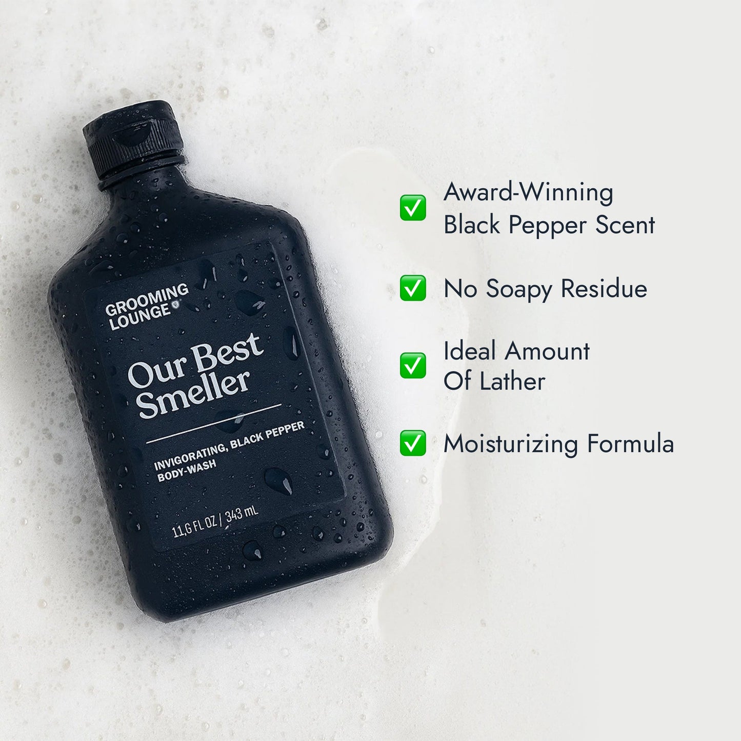 Grooming Lounge Our Best Smeller Body Wash - Black Pepper Body Cleanser
