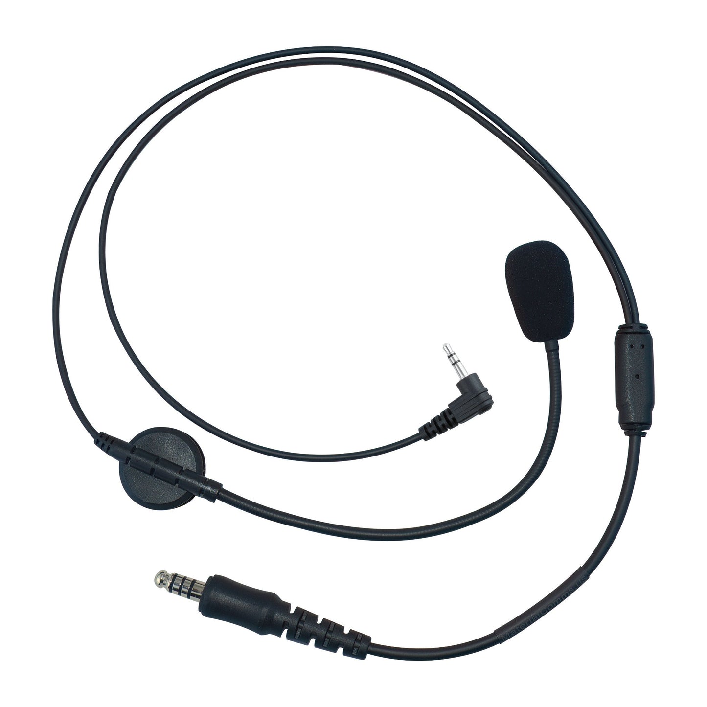 Boom Mic Kit w/ Ear Pro Input Cable & Nexus Connector - NATO Wired(Low Impedance), for Hearing Protection(Ear Pro) Headsets
