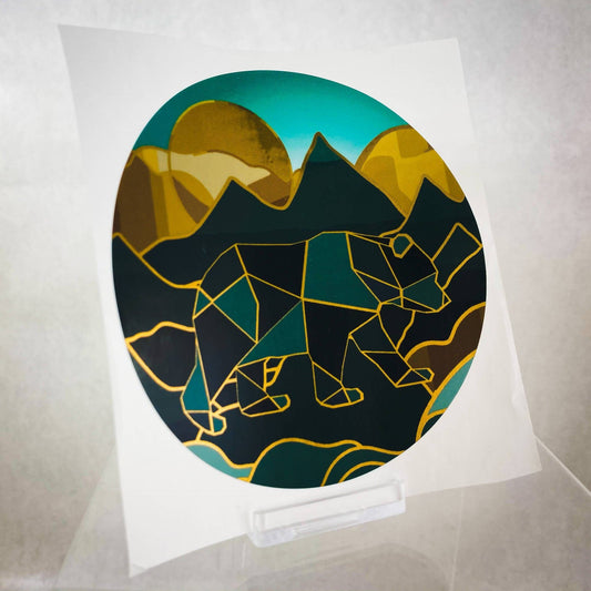 Pisgah 4-inch Round Jar Sticker