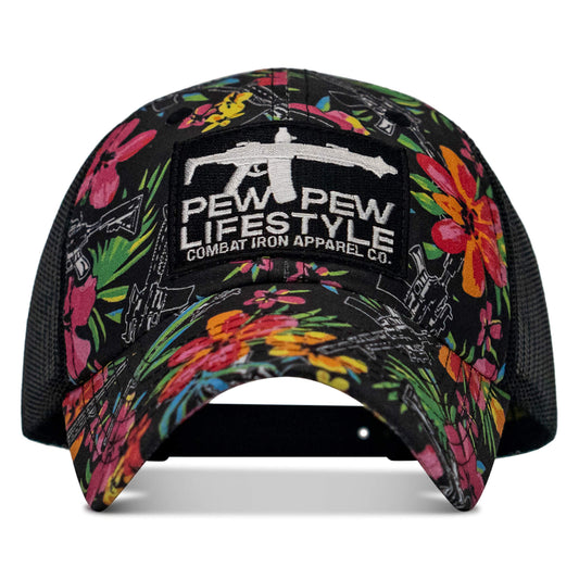 Ripstop Pew Pew Lifesyle Patch Low Profile Snapback Hat