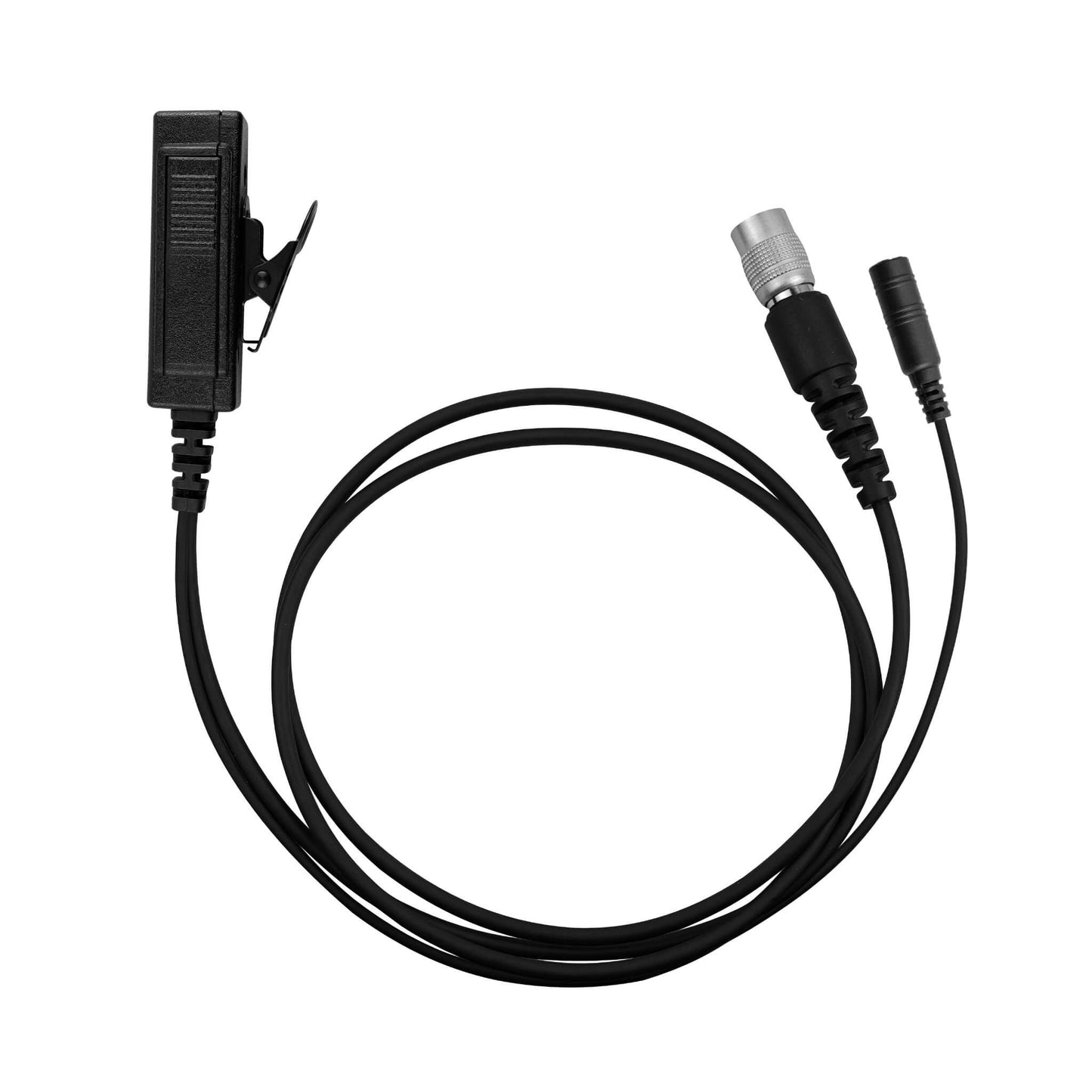 Patrol Mic & 3.5mm Female Audio Jack w/ Quick Disconnect (Hirose) Connector