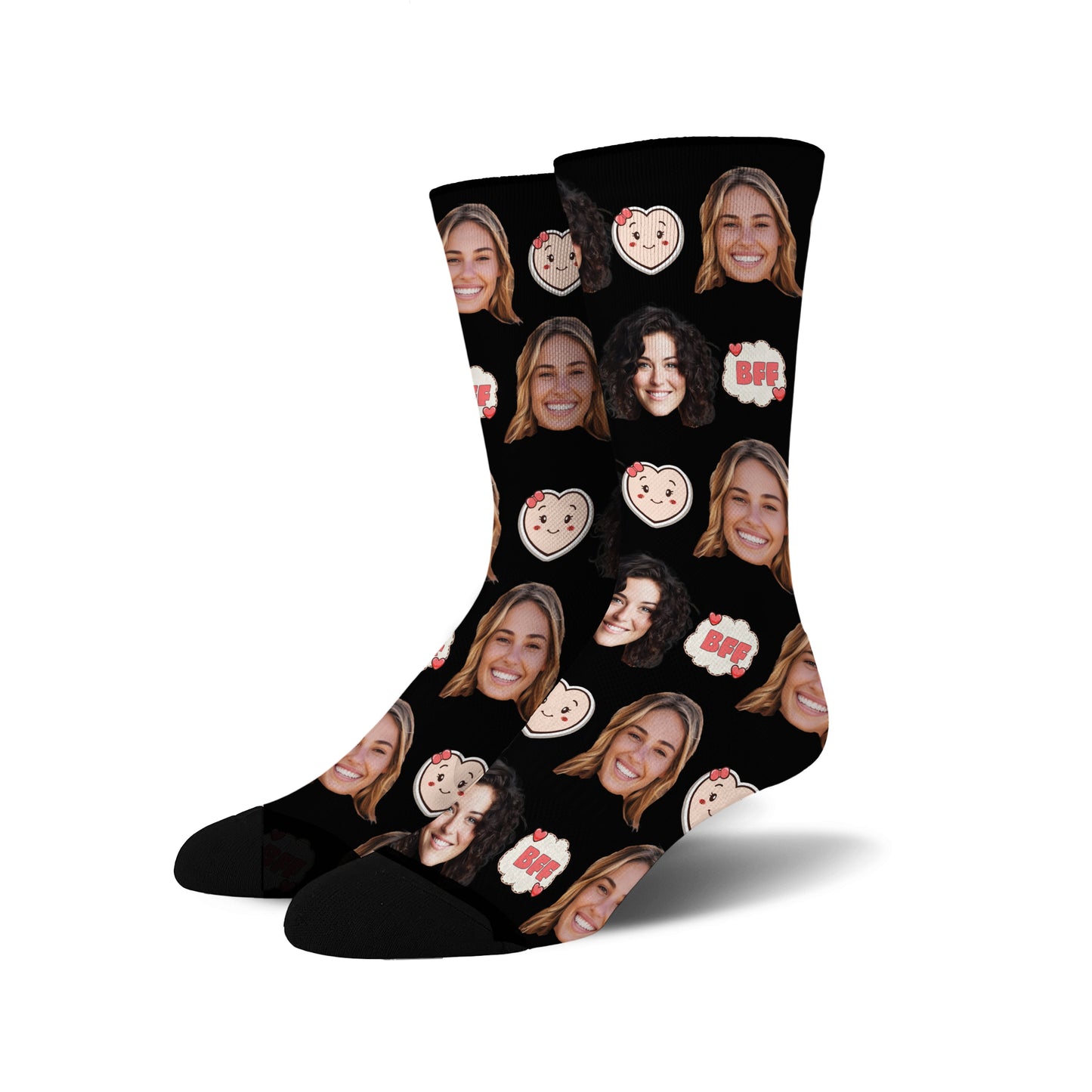 Custom Face Socks - BFF 1