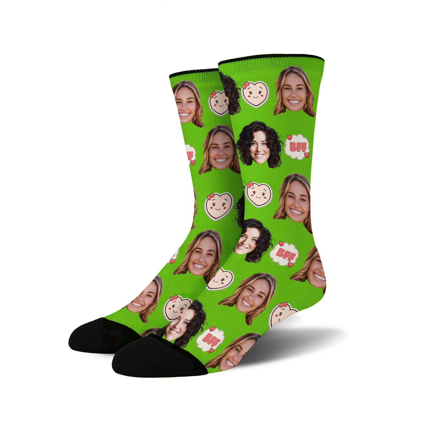 Custom Face Socks - BFF 1
