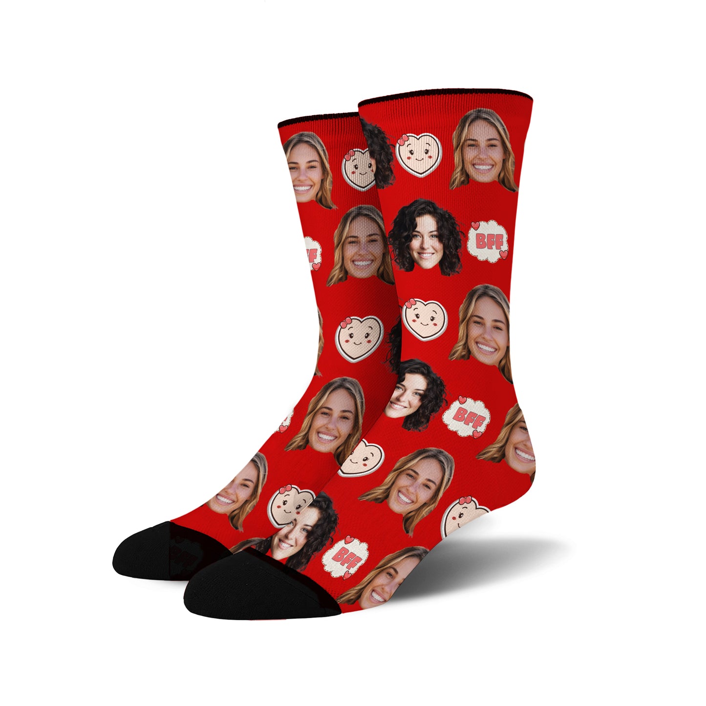 Custom Face Socks - BFF 1