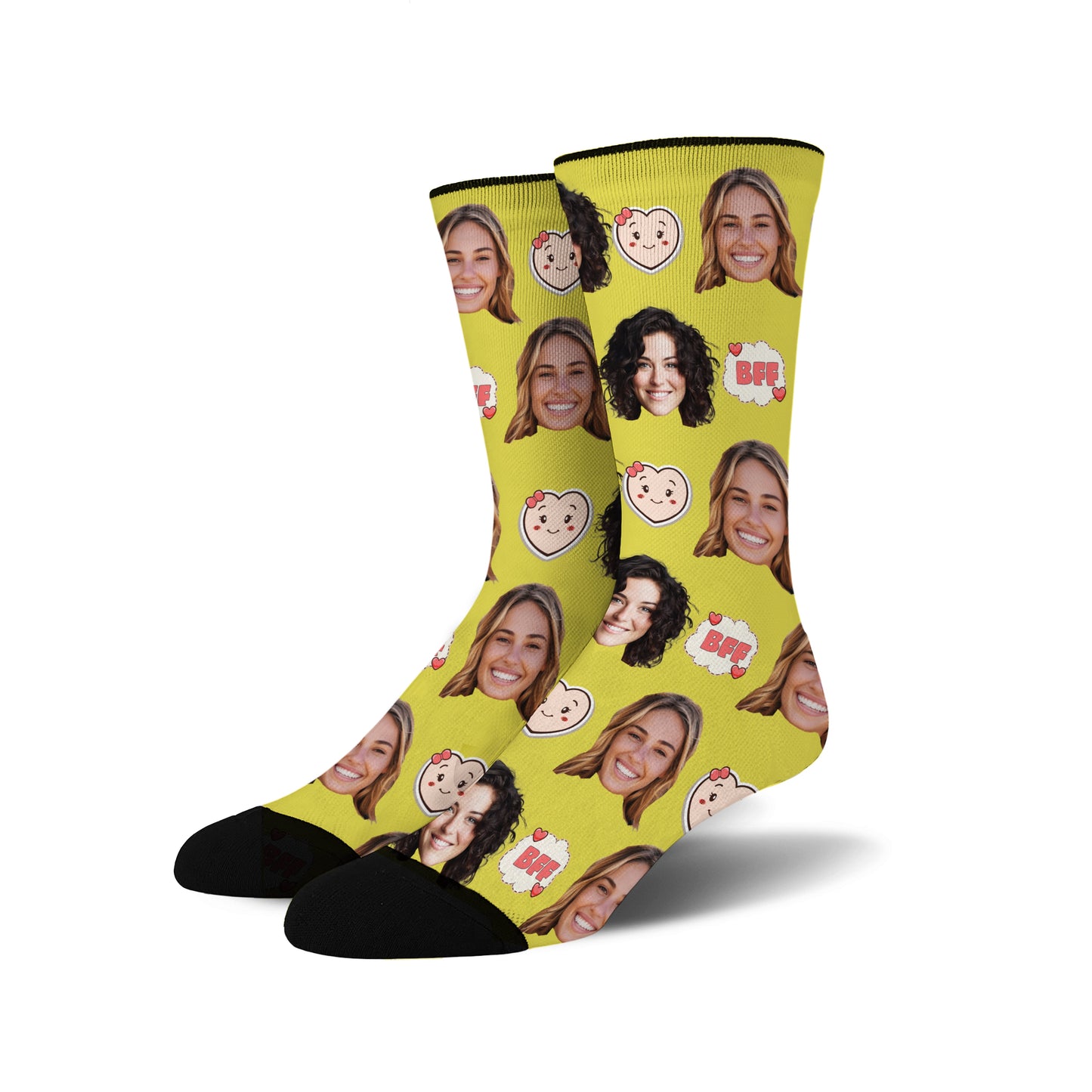 Custom Face Socks - BFF 1