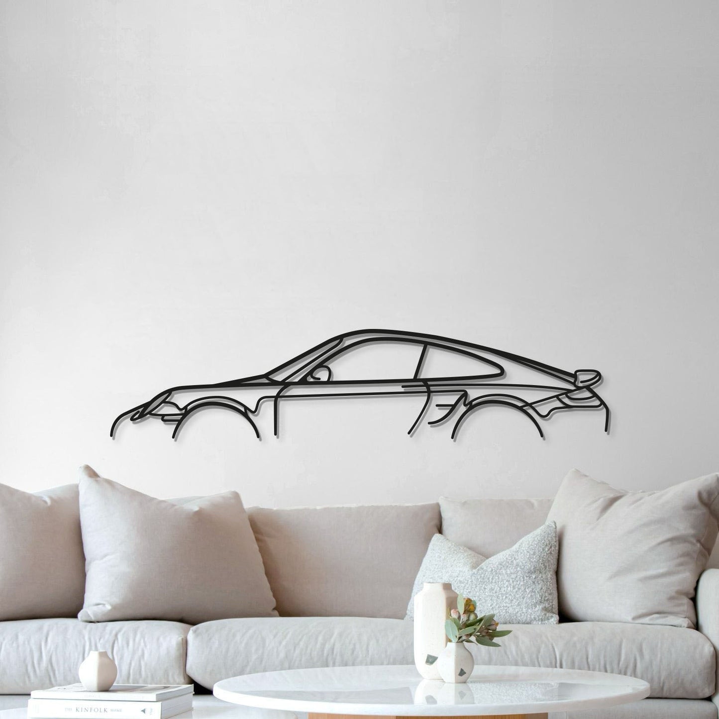 911 Turbo S Model 997 Metal Car Wall Art - MT0879