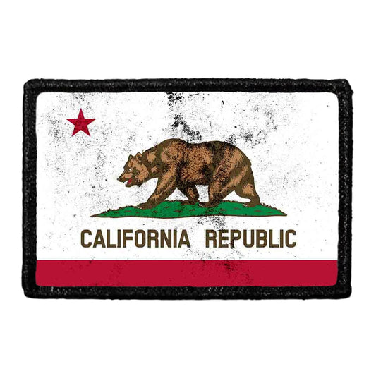 California State Flag - Color - Distressed - Patch
