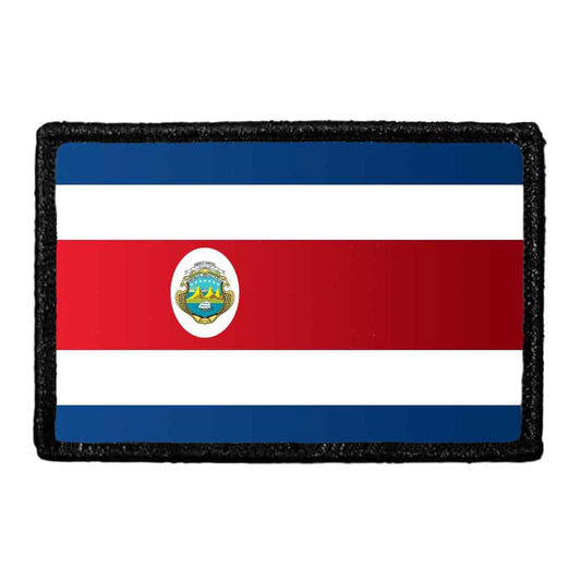 Costa Rica Flag - Color - Removable Patch