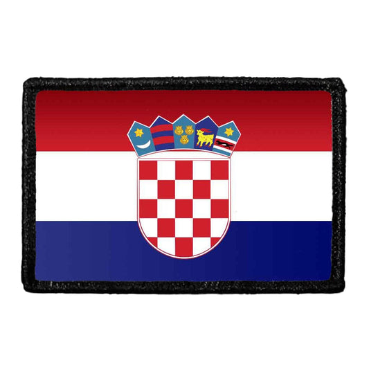 Croatia Flag - Color - Removable Patch