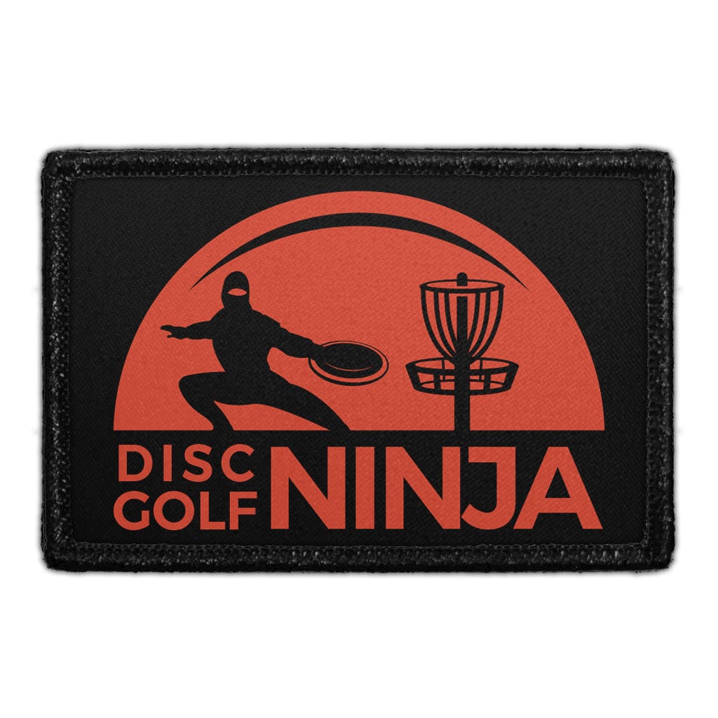 Disc Golf Ninja - Removable Patch