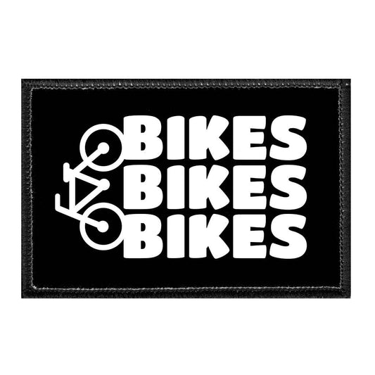 Bikes Bikes Bikes - Removable Patch