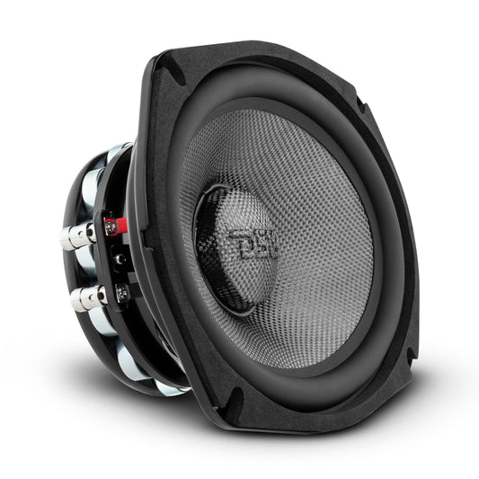 PRO 6x9" Neodymium Carbon Fiber Water resistant Cone Mid-Bass Loudspeaker 300 Watts Rms 2-Ohm