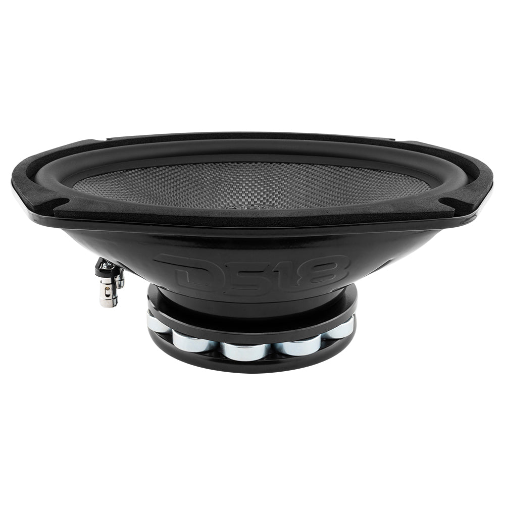 PRO 6x9" Neodymium Carbon Fiber Water resistant Cone Mid-Bass Loudspeaker 300 Watts Rms 2-Ohm