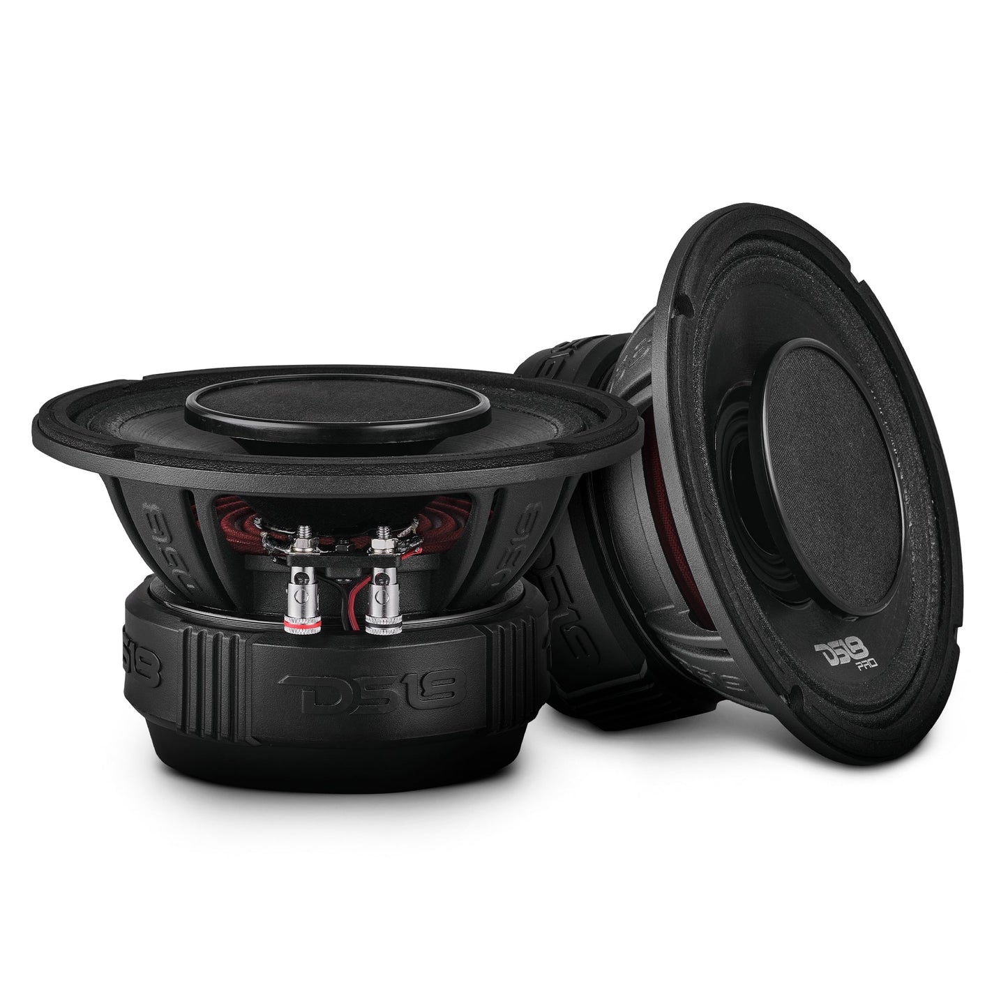 PRO 6.5" Coaxial Hybrid Mid-Range Water resistant Cone Loudspeaker with Built-in Driver 225 Watts Rms 4-Ohm