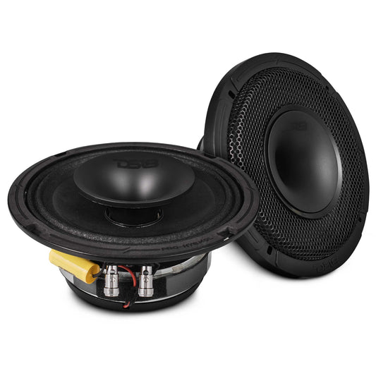 PRO 6.5" Shallow Coaxial Hybrid Mid-Range Loudspeaker with Built-in Driver | 150W RMS 8-Ohm