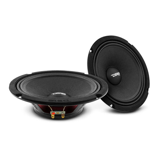 PRO 8" Shallow Neodymium Full-Range Loudspeaker 200 Watts Rms 4-Ohm