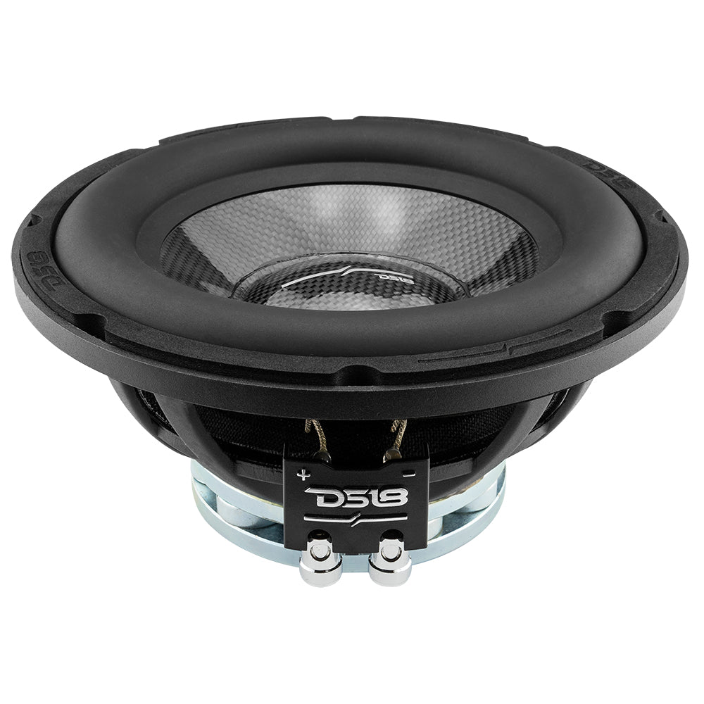 PRO 8" Neodymium Water resistant Carbon Fiber Cone Mid-Bass Woofer 250 Watts Rms 4-Ohm