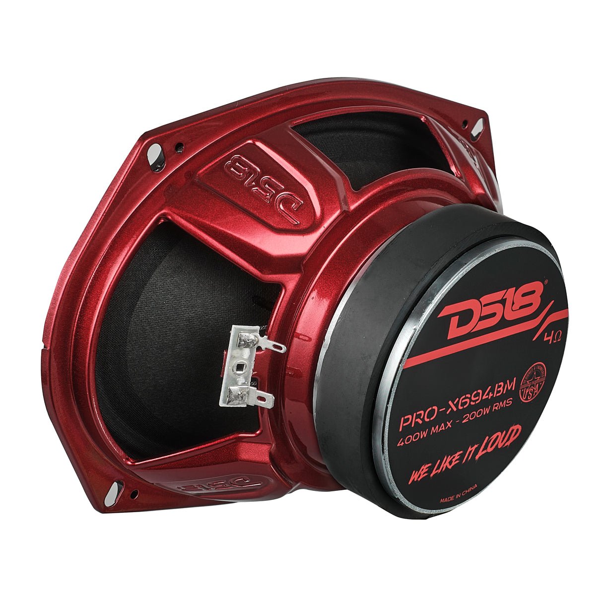 PRO-X 6X9" Mid-Range Loudspeaker with Bullet | 200W RMS 4-Ohm