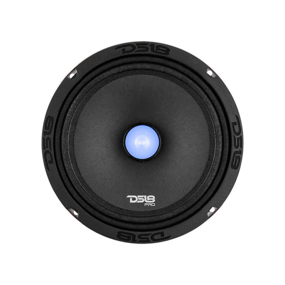 PRO-X 8" Mid-Range Loudspeaker with RGB Light Bullet 275 Watts Rms 4-Ohm