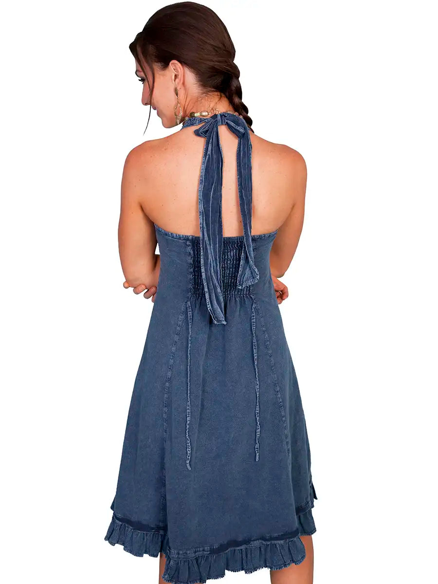 Scully Cantina Halter Top Dress (PSL-053) - Women's Sundress