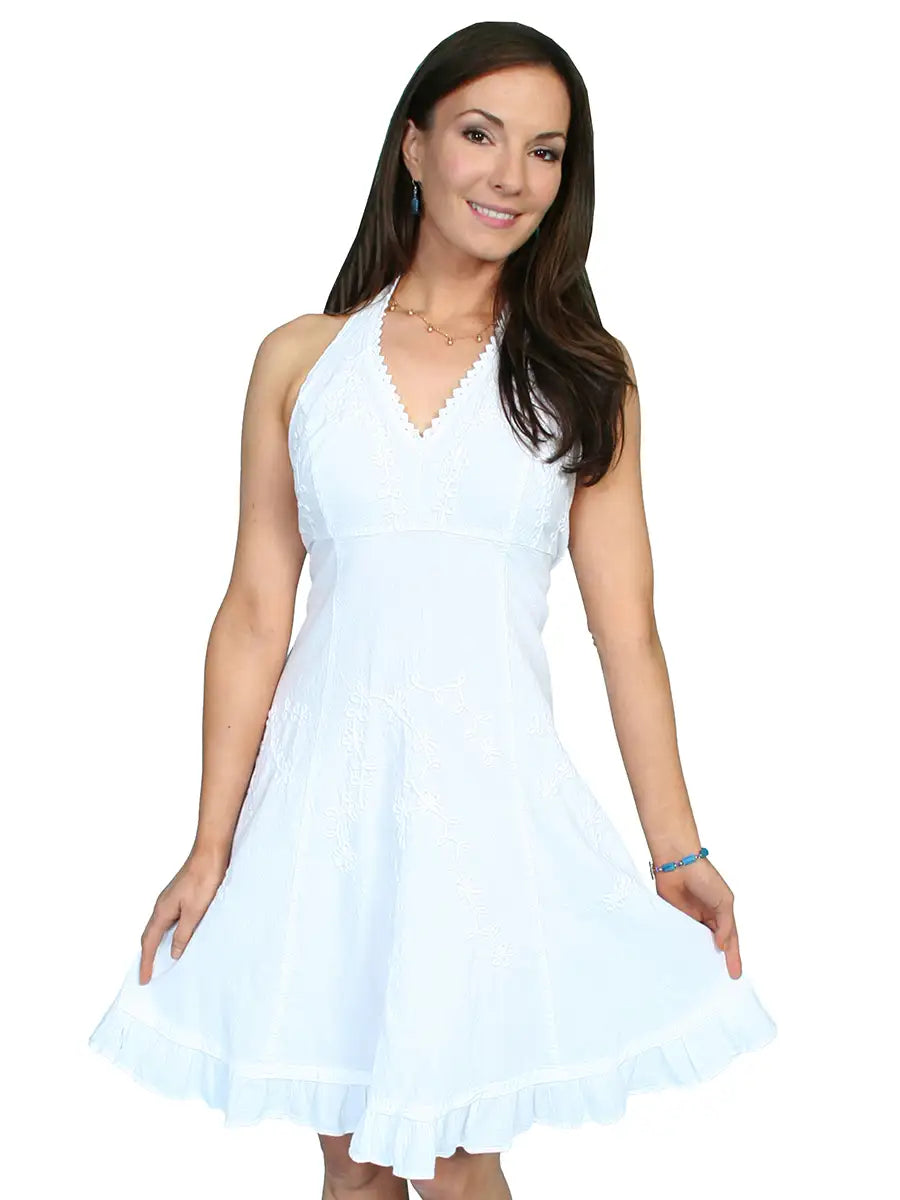 Scully Cantina Halter Top Dress (PSL-053) - Women's Sundress