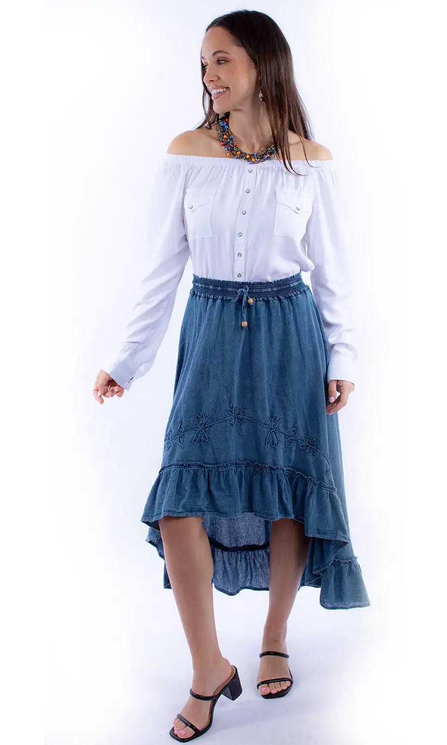 Scully Cantina High Low Skirt (PSL-272) - Women's Skirt