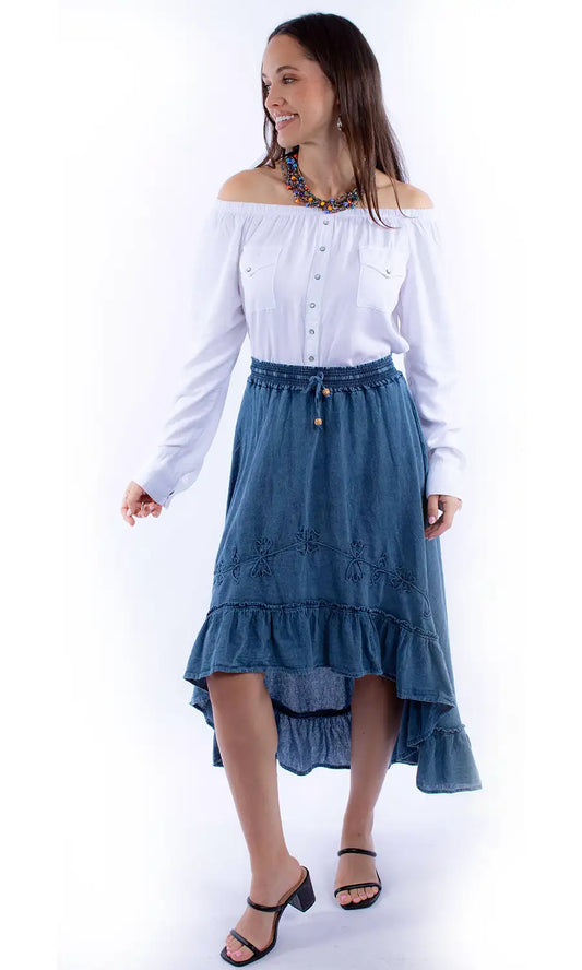 Scully Cantina High Low Skirt (PSL-272) - Women's Skirt
