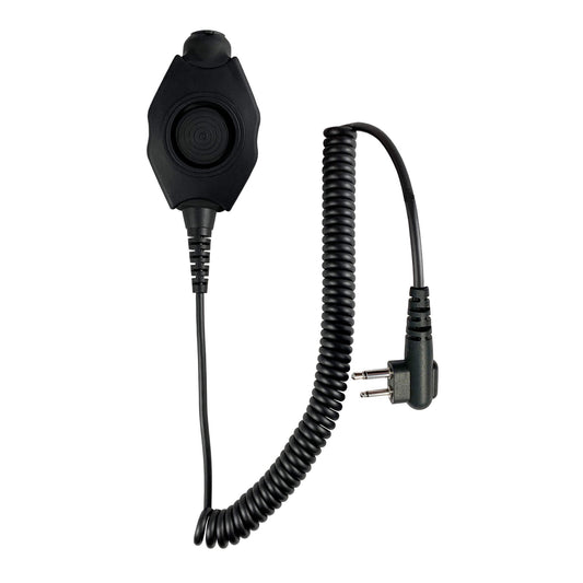 Tactical Mic / Earpiece / Tactical PTT Adapter Kit - 2 Pin Motorola HYT Tekk BearCom Blackbox & More